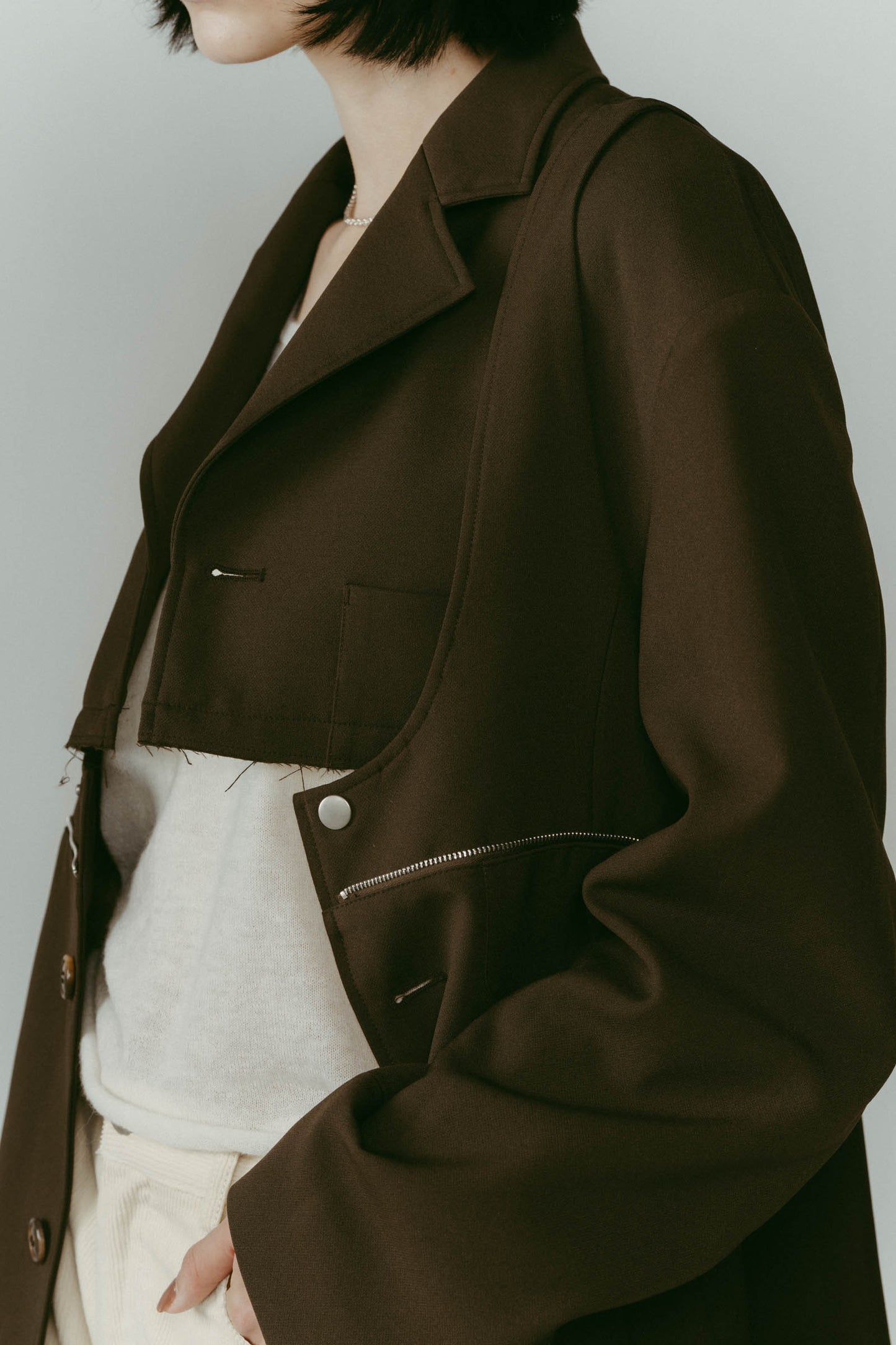 custom dad jacket (unisex)/darkbrown