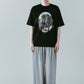 rhinestone graphic tee(unisex)/black