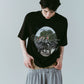 rhinestone graphic tee(unisex)/black