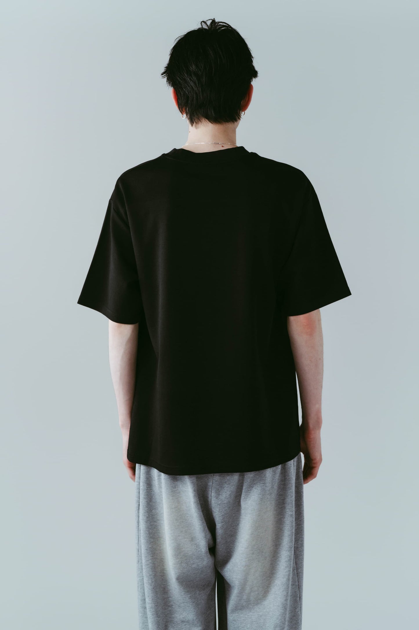 rhinestone graphic tee(unisex)/black
