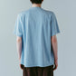 tuck detail oversized tee(unisex)/blue
