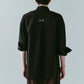 embroidered shirt(unisex)/black