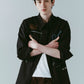 embroidered shirt(unisex)/black