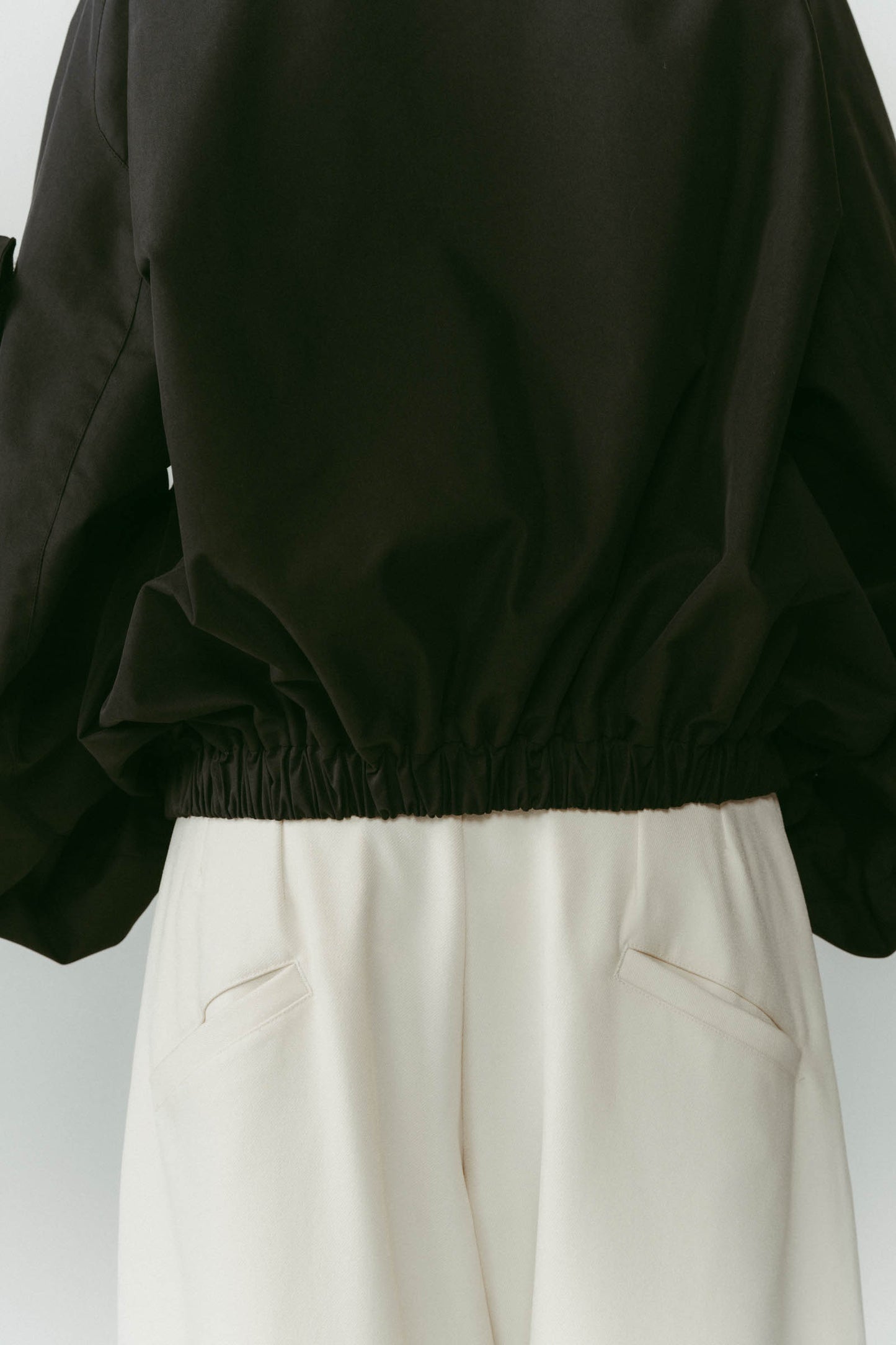 2way nylon blouson(unisex)/black
