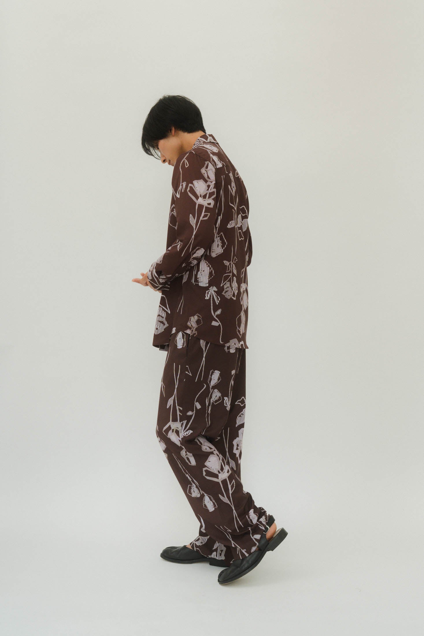 トップス Knuth Marf stripe flower shirt stripe flower shirt/2color | KNUTH MARF