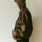 slim hooded knit/gray