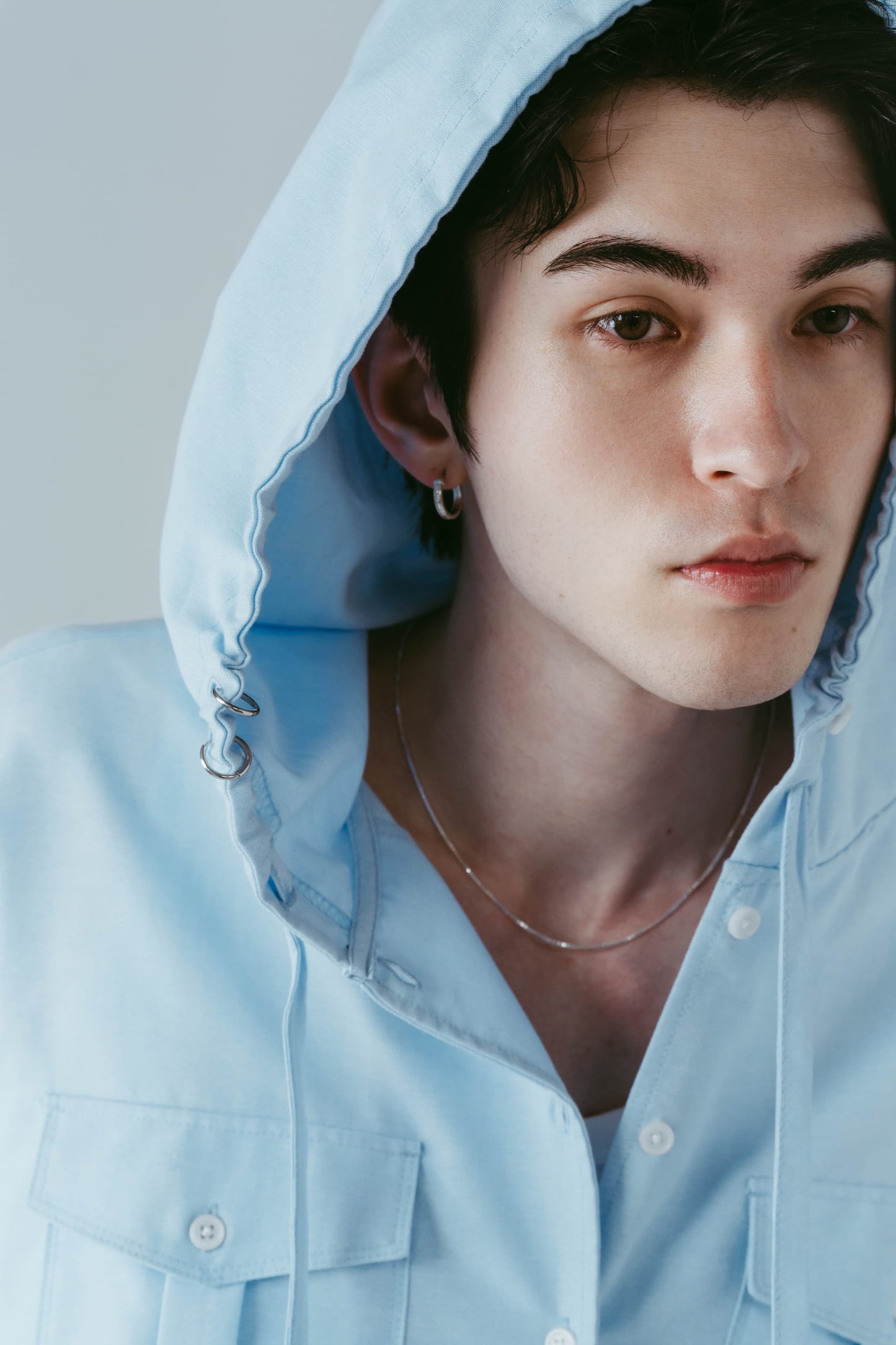 UV protection hoodie(unisex)/blue
