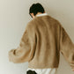 dalmatian shaggy knit(unisex)/beige