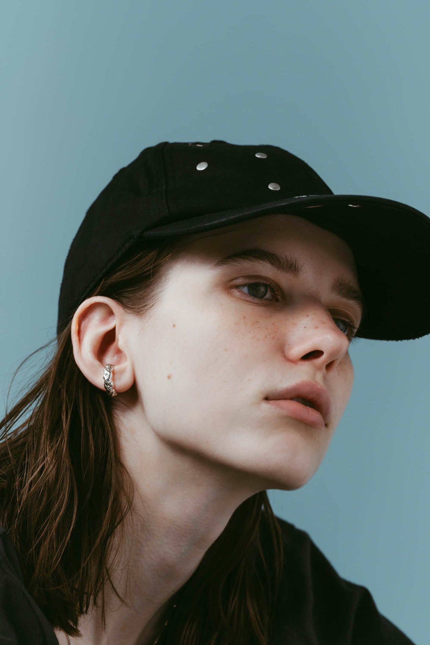 studded cap/2color
