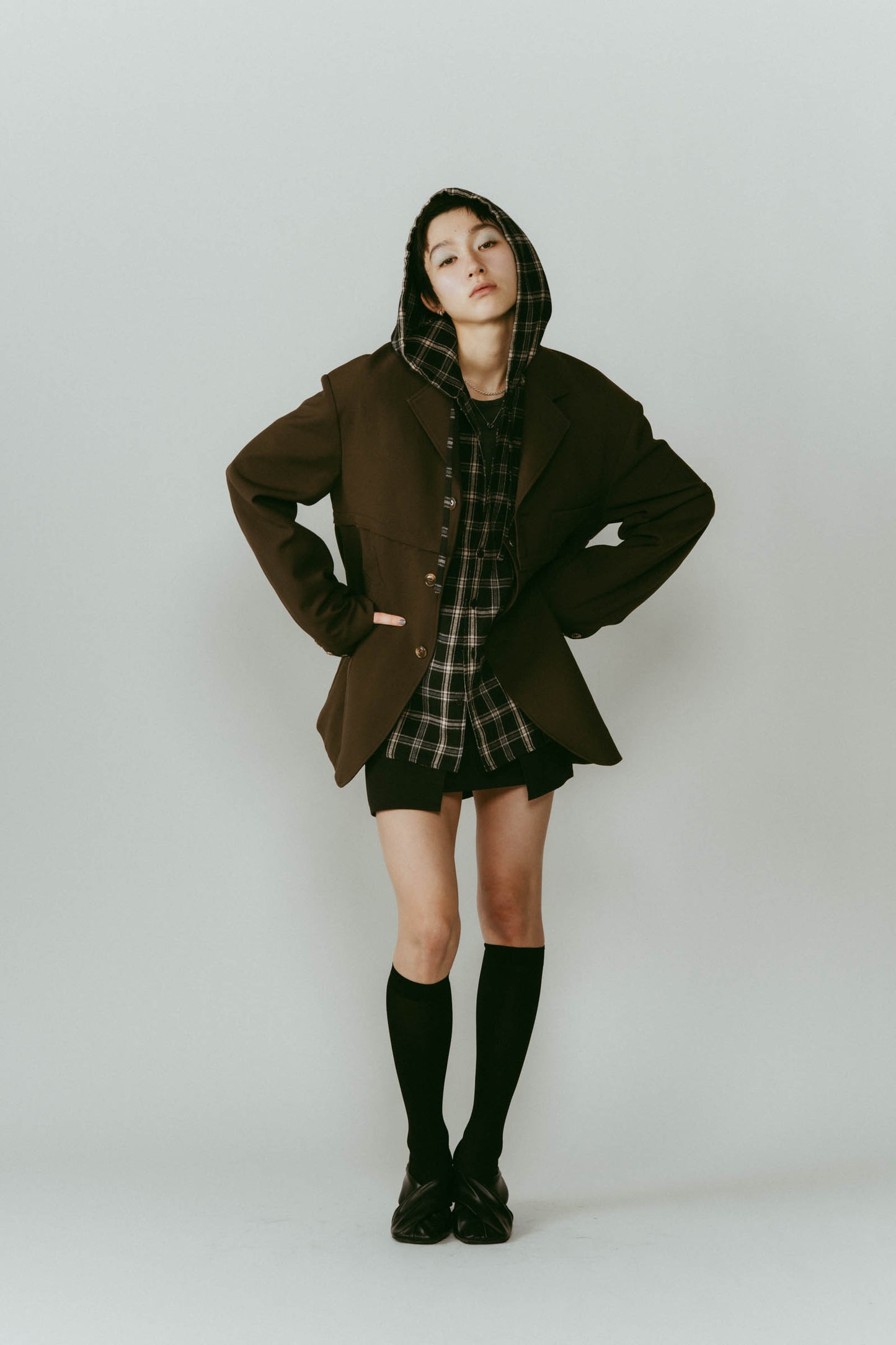 custom dad jacket (unisex)/darkbrown