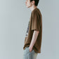 rhinestone graphic tee(unisex)/beige