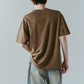 rhinestone graphic tee(unisex)/beige