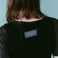 2piece layered tank tee/black
