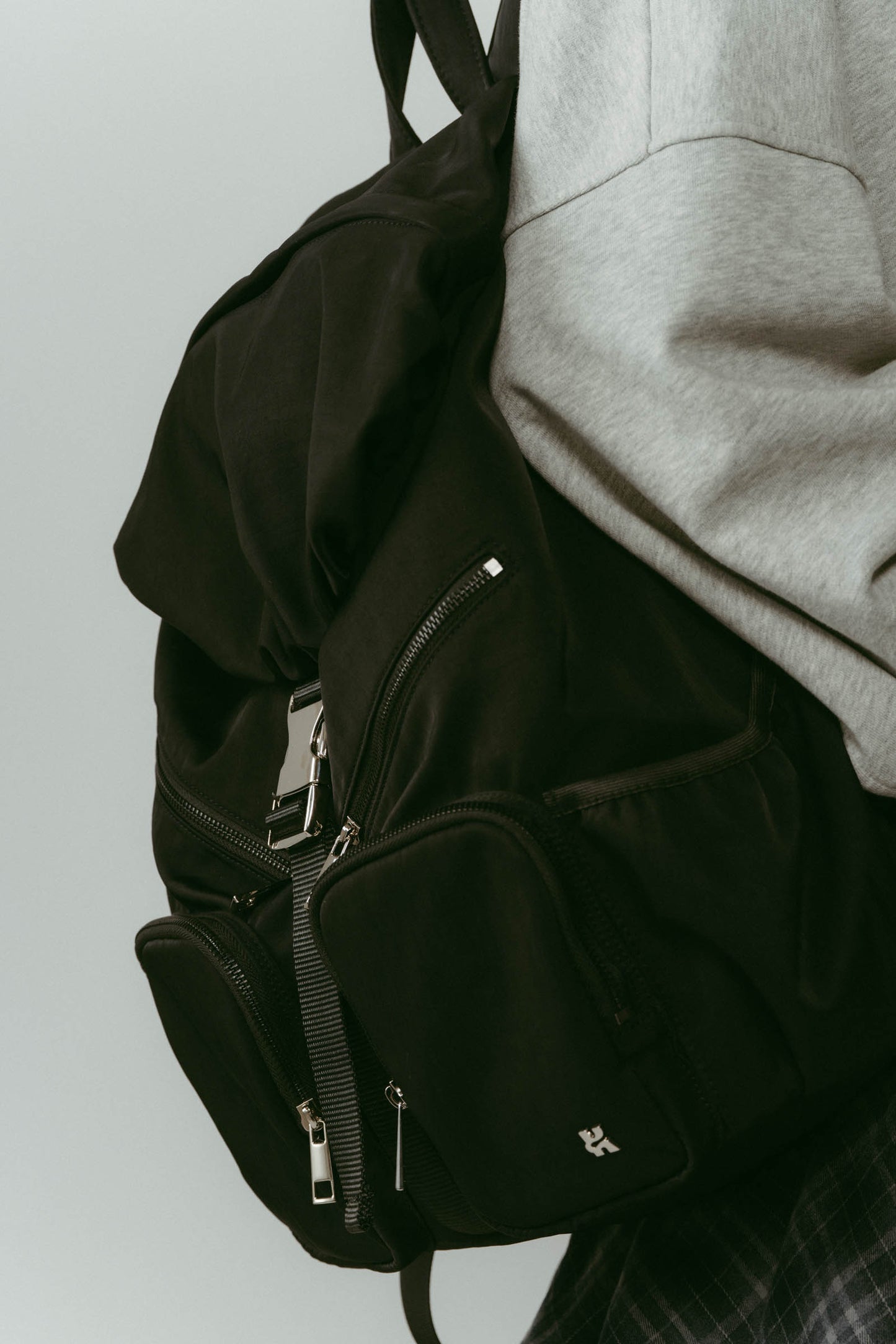 nylon back pack/black