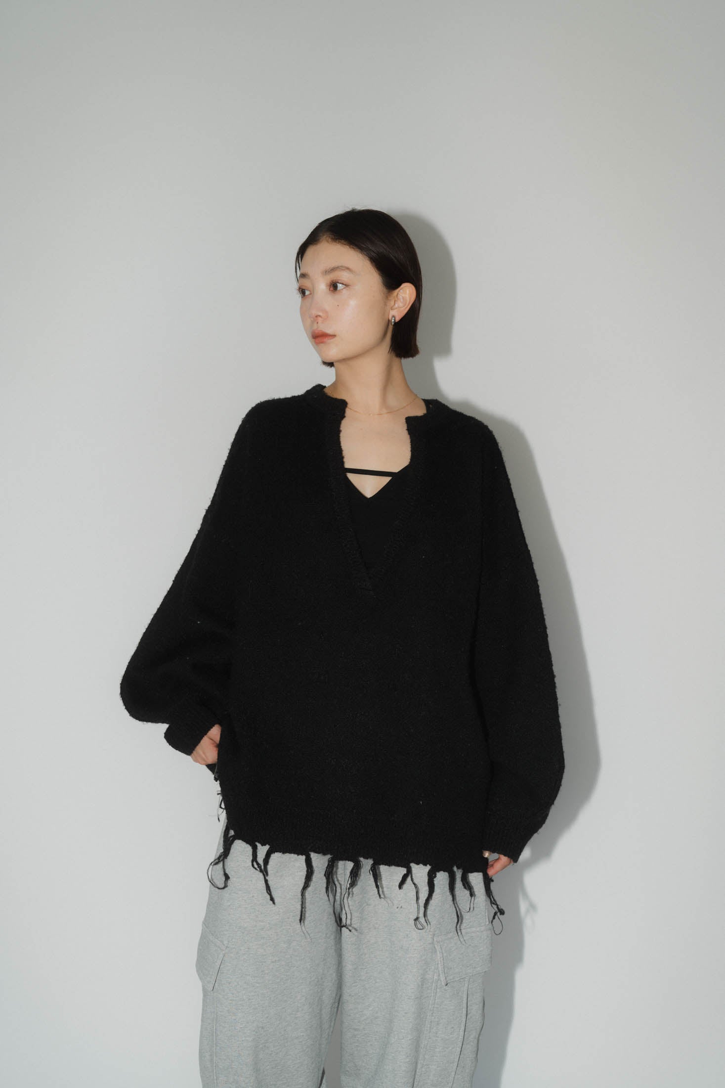 vintage damage knit(unisex)/3color | KNUTH MARF