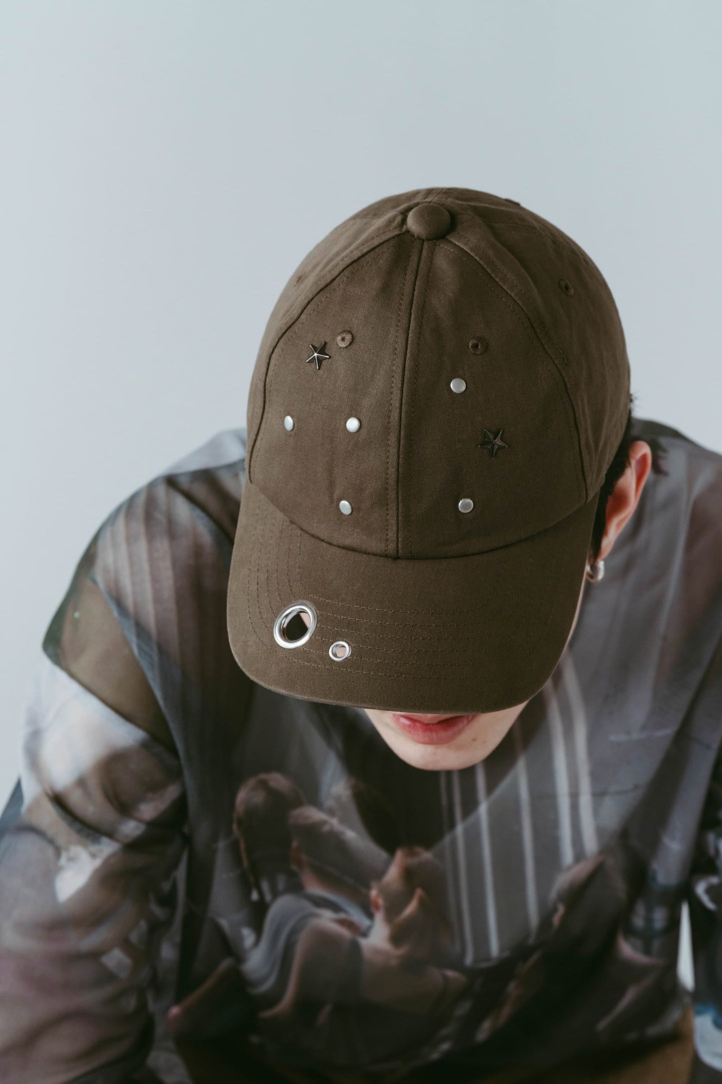 studded cap/2color