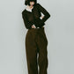 embroidered corduroy pants(unisex)/3color