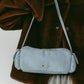 rectangle suede shoulder bag/2color