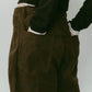embroidered corduroy pants(unisex)/3color