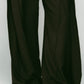 pierced drape pants(unisex)/black