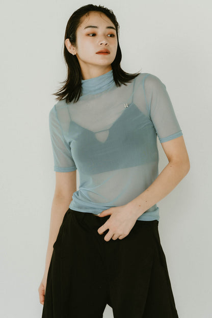 K motif sheer tops/3color
