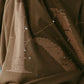 tuck detail oversized tee(unisex)/brown