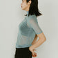 K motif sheer tops/3color