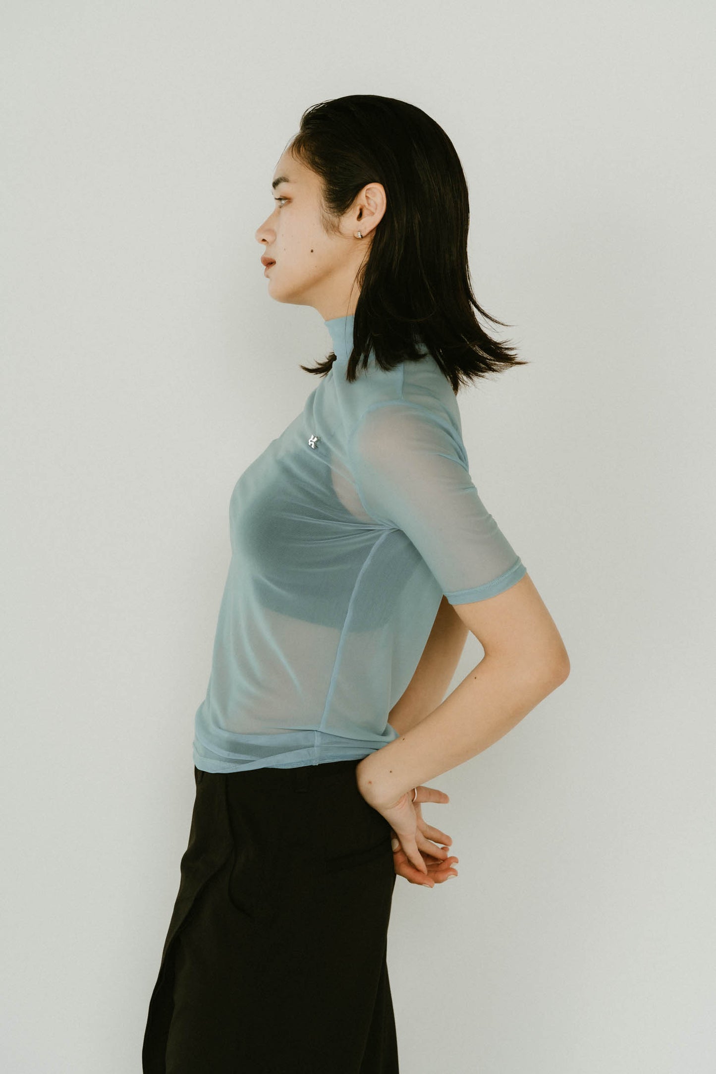 K motif sheer tops/3color