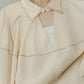 4way design blouse/ivory