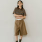 logo stripe polo knit/2color
