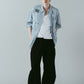 embroidered shirt(unisex)/stripe