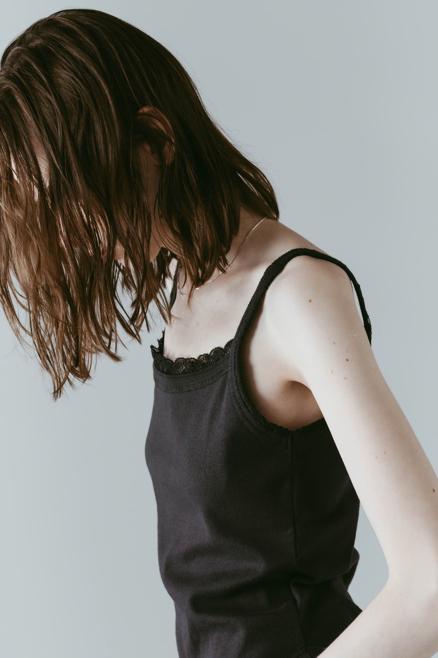 lace detail camisole/3color