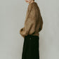 dalmatian shaggy knit(unisex)/beige