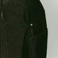 tuck design denim pants/denimblack