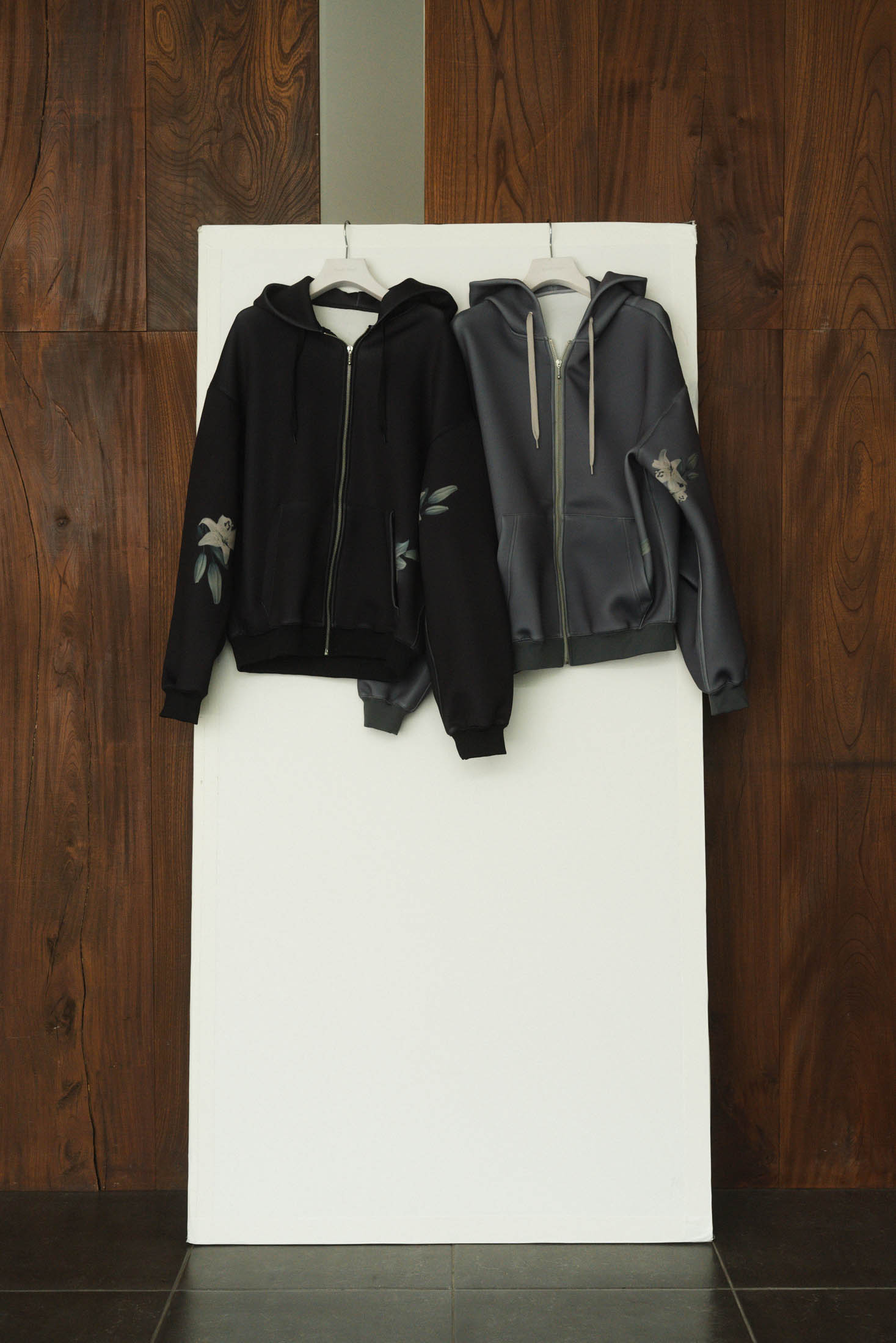 flower punch hoodie(unisex)/2color