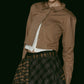 2piece polo tops/3color
