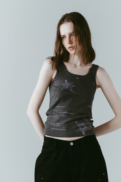 studded tank top/2color