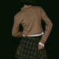 2piece polo tops/3color