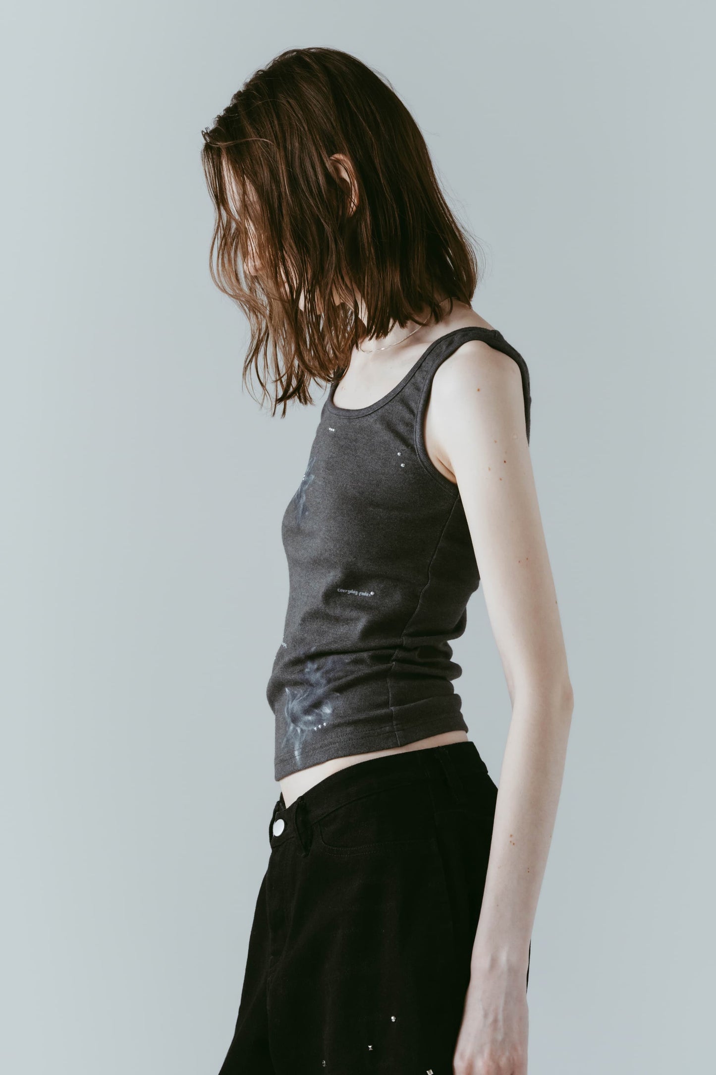 studded tank top/2color