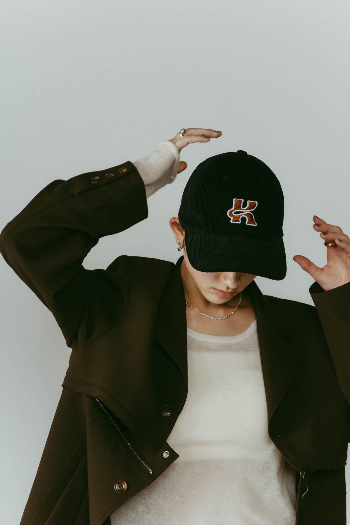 corduroy  cap/2color