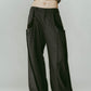 pierced drape pants(unisex)/stripegray
