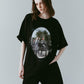 rhinestone graphic tee(unisex)/black