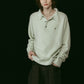 fox over polo-neck knit(unisex)-special edition/4color