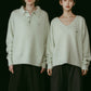 fox v-neck knit-special edition/4color