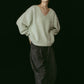 fox v-neck knit-special edition/4color