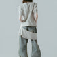 structured shoulder top/lightbeige