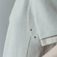 structured shoulder top/lightbeige