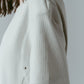 structured shoulder top/lightbeige