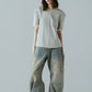 structured shoulder top/lightbeige