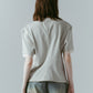 structured shoulder top/lightbeige